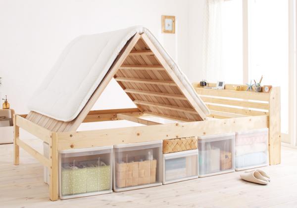 すのこベッド 布団干し