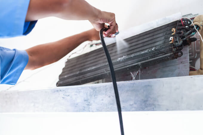 エアコン 掃除 方法