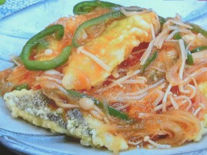 鱈 の 甘酢 あんかけ