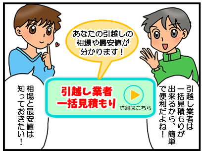 引越し見積もりの相場を比較して費用を安くする方法