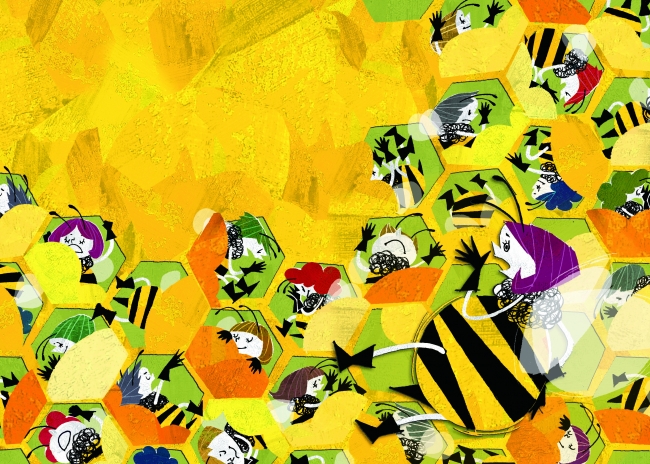 ミツバチ の 一 枚 画 コンクール