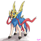 ザシアン 図鑑説明