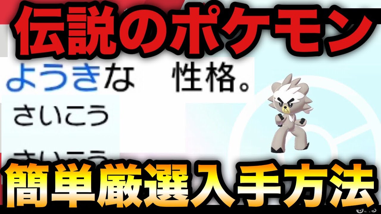 個体値厳選 剣盾