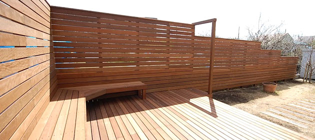 木製 フェンス diy